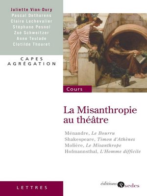 cover image of La Misanthropie au théâtre
